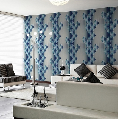 Modern Geometric Pattern PVC Wallpaper 3D Wallpaper For Living Room