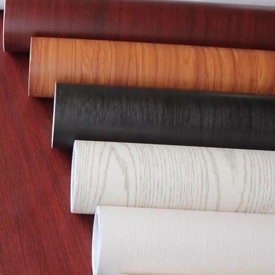 furniture wood grain non self adhesive pvc sheet for membrane and vacuum press